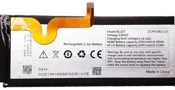 Giffen Mobile Battery For Lenovo K900 (BL-207) - 2500 mAh