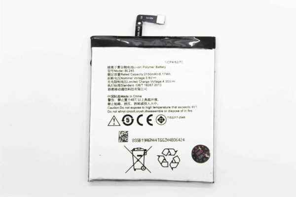 Giffen Mobile Battery For Lenovo S60, S60T (BL245) - 2150 mAh